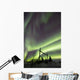 Aurora Borealis over Ranch Wall Decal Design 3