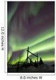 Aurora Borealis over Ranch Wall Decal Design 3