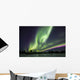 Aurora Borealis over Ranch Wall Decal Design 1