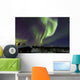 Aurora Borealis above Cabin Wall Decal