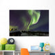 Aurora Borealis above Cabin Wall Decal