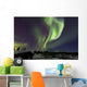 Aurora Borealis above Cabin Wall Decal