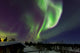 Aurora Borealis above Cabin Wall Decal