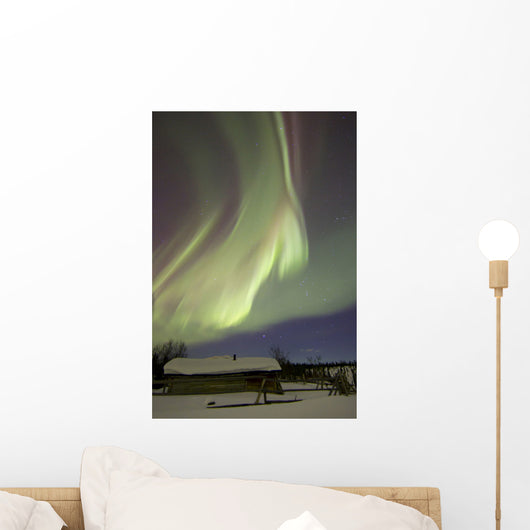 Aurora Borealis over Fish Wall Decal Design 19