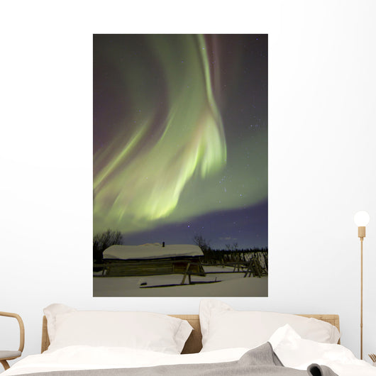 Aurora Borealis over Fish Wall Decal Design 19