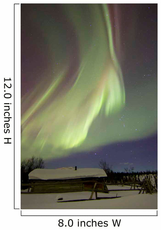 Aurora Borealis over Fish Wall Decal Design 19