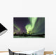 Aurora Borealis over Log Wall Decal