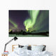 Aurora Borealis over Log Wall Decal