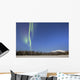 Aurora Borealis over Mountain Wall Decal Design 11