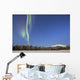 Aurora Borealis over Mountain Wall Decal Design 11