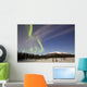 Aurora Borealis over Mountain Wall Decal Design 10