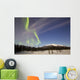Aurora Borealis over Mountain Wall Decal Design 10