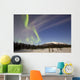 Aurora Borealis over Mountain Wall Decal Design 10