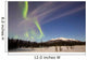 Aurora Borealis over Mountain Wall Decal Design 10