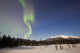 Aurora Borealis over Mountain Wall Decal Design 9