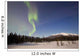 Aurora Borealis over Mountain Wall Decal Design 9