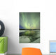 Aurora Borealis over Creek Wall Decal Design 11