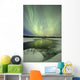 Aurora Borealis over Creek Wall Decal Design 11