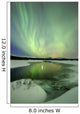 Aurora Borealis over Creek Wall Decal Design 11