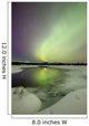 Aurora Borealis over Creek Wall Decal Design 10