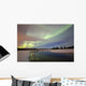 Aurora Borealis over Creek Wall Decal Design 9