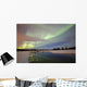 Aurora Borealis over Creek Wall Decal Design 9