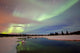Aurora Borealis over Creek Wall Decal Design 9