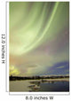 Aurora Borealis over Creek Wall Decal Design 8