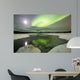 Aurora Borealis over Creek Wall Decal Design 7