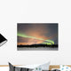 Aurora Borealis Fish Lake Wall Decal Design 3