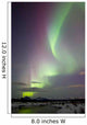 Aurora Borealis over Creek Wall Decal Design 5