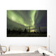 Aurora Borealis with Moon Wall Decal