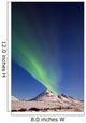 Aurora Borealis with Moonlight Wall Decal Design 10