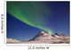 Aurora Borealis with Moonlight Wall Decal Design 9