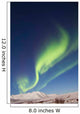 Aurora Borealis with Moonlight Wall Decal Design 6