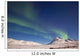 Aurora Borealis with Moonlight Wall Decal Design 3