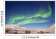 Aurora Borealis with Moonlight Wall Decal Design 2
