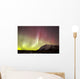 Red Aurora Borealis over Wall Decal Design 4