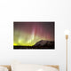 Red Aurora Borealis over Wall Decal Design 4