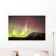 Red Aurora Borealis over Wall Decal Design 4