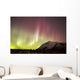 Red Aurora Borealis over Wall Decal Design 4