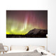 Red Aurora Borealis over Wall Decal Design 4