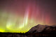 Red Aurora Borealis over Wall Decal Design 4