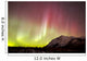 Red Aurora Borealis over Wall Decal Design 4