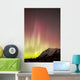 Red Aurora Borealis over Wall Decal Design 3