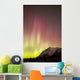 Red Aurora Borealis over Wall Decal Design 3