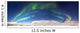 Aurora Borealis with Moonlight Wall Decal Design 1