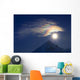 Full Moon with Rainbow Wall Decal Design 1