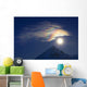 Full Moon with Rainbow Wall Decal Design 1