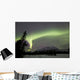 Aurora Borealis over Carcross Wall Decal Design 2